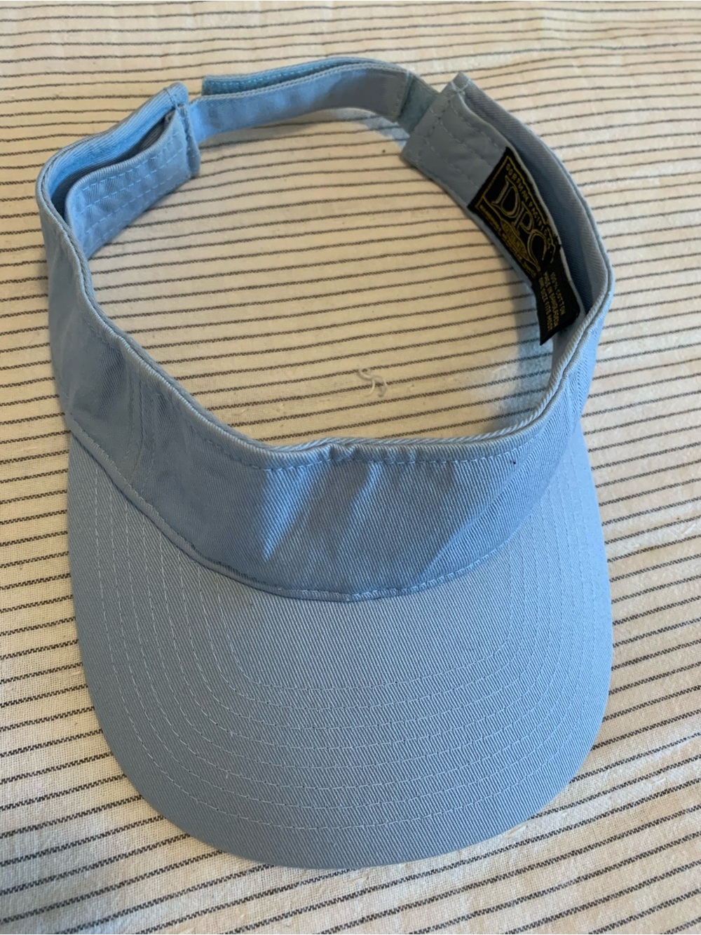 Dorfman Pacific Co. DPC Light Blue Men's Visor Cap 100% Cotton